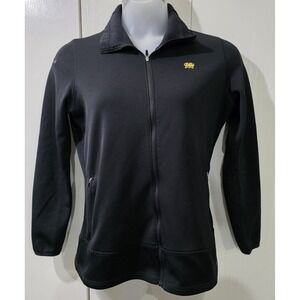 NIKE THERMA-FIT GOLF Size XL Womens Black Full Zip Zip Pocket Athletic Jacket